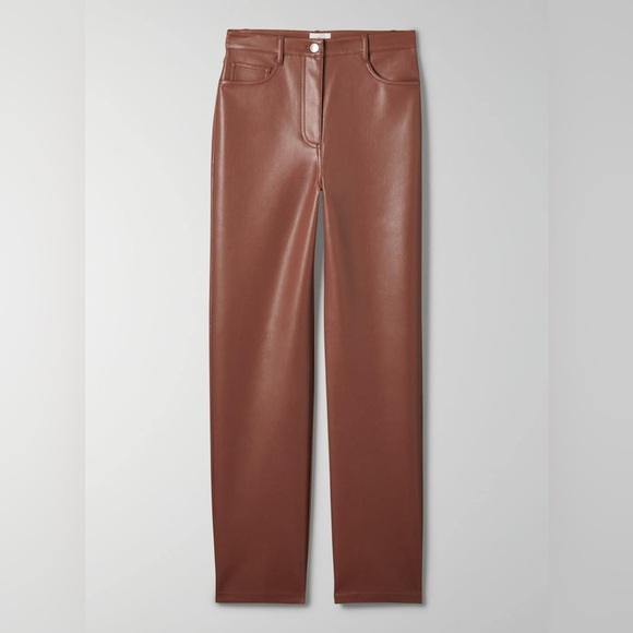 RARE FIND ✨ NWT Wilfred The Melina Slim (Skinny) Pant ✨ Size 10 ✨ Patina Brown - Picture 7 of 9